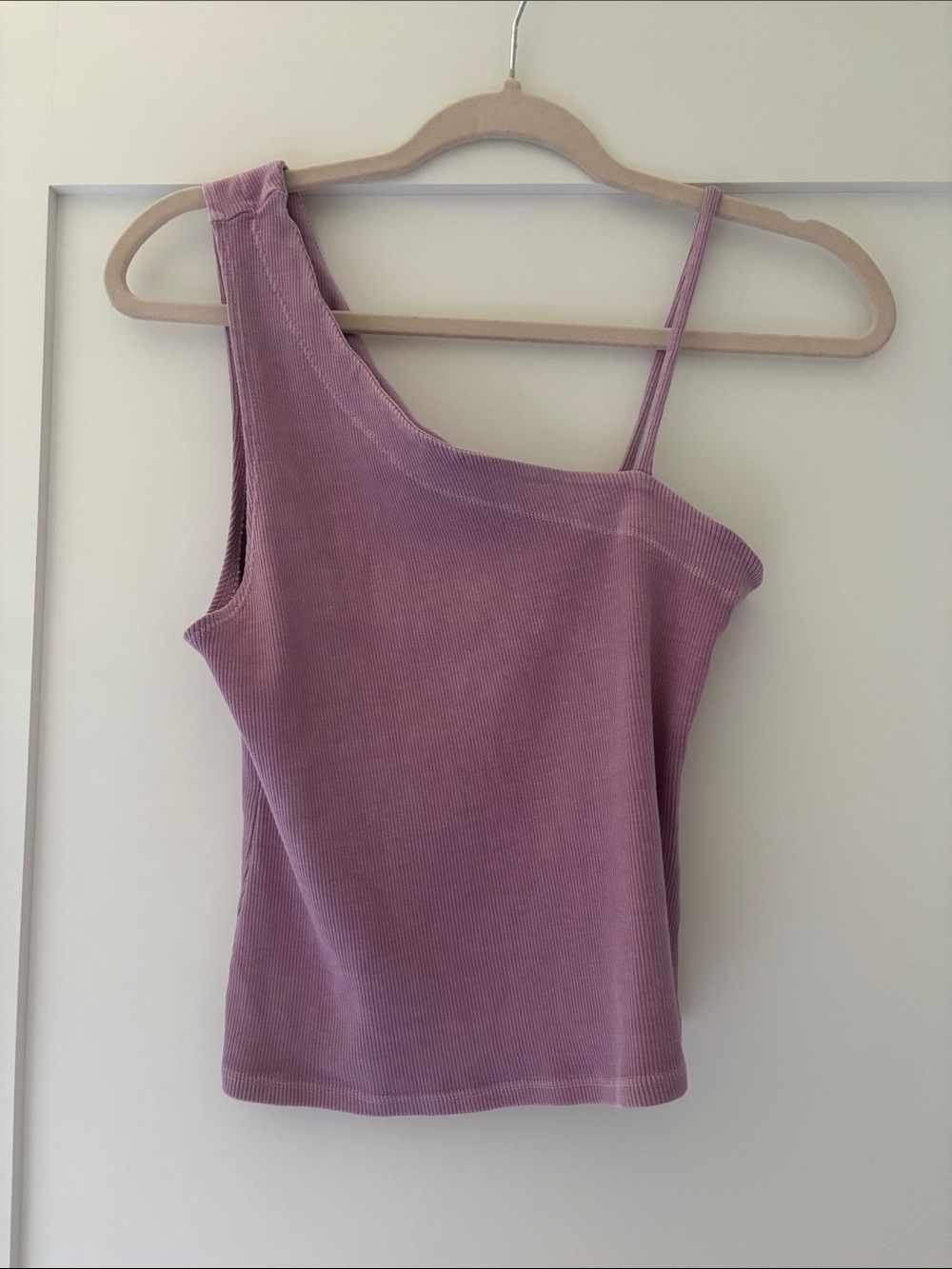 Mauve Spaghetti asymmetrical 
 Top